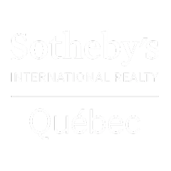 Logo Sotheby's Québec en blanc